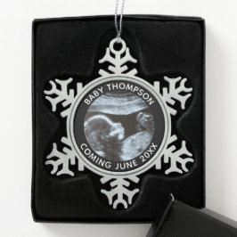 Lyophilisat Schneeflocken Zinn-Ornament