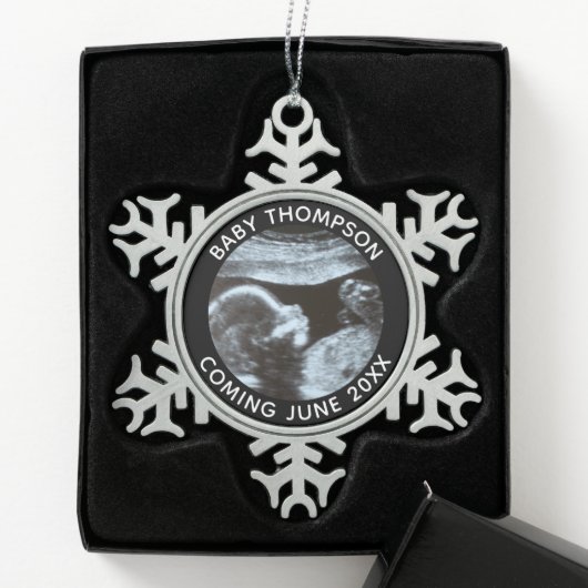 Lyophilisat Schneeflocken Zinn-Ornament (Box)