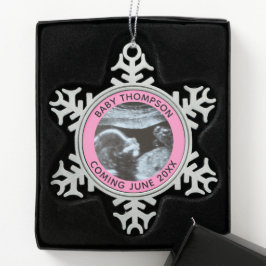 Lyophilisat Schneeflocken Zinn-Ornament