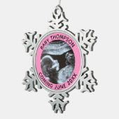 Lyophilisat Schneeflocken Zinn-Ornament (Rechts)