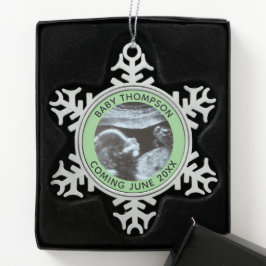 Lyophilisat Schneeflocken Zinn-Ornament