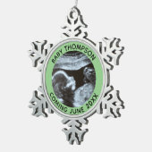 Lyophilisat Schneeflocken Zinn-Ornament (Rechts)