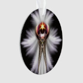 Lypidian II Fraktal Art Acrylic Ornament (Vorderseite)