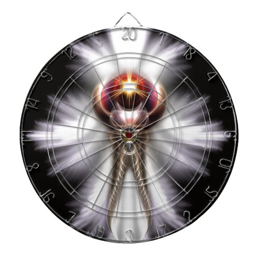 Lypidian II Fraktal Art Dartscheibe (vorne)