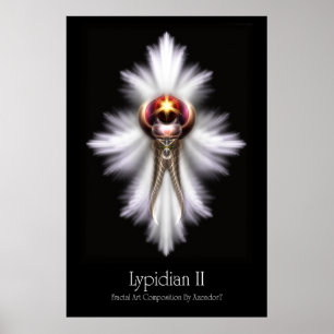Lypidian II Fraktal Art M2 Archivposter Poster