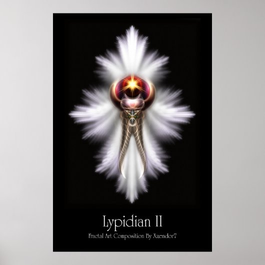 Lypidian II Fraktal Art M2 Archivposter Poster (Vorne)
