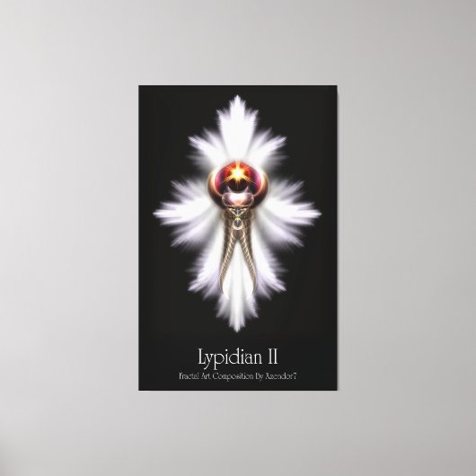 Lypidian II Fraktal Art M2 Canvas Print Leinwanddruck (Vorderseite)
