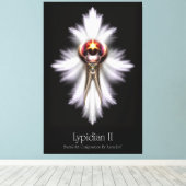 Lypidian II Fraktal Art M2 Canvas Print Leinwanddruck (Insitu (Holzboden))