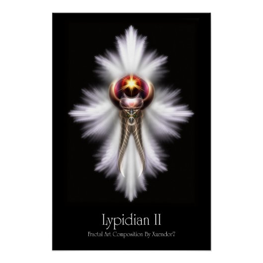 Lypidian II Fraktal Art M2 Perfektes Poster (Vorderseite)