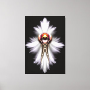 Lypidian II Fraktal Art Wrapped Canvas Print Leinwanddruck