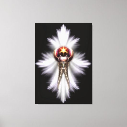 Lypidian II Fraktal Art Wrapped Canvas Print Leinwanddruck (Vorderseite)