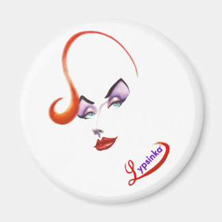 Lypsinka Magnet (rund)