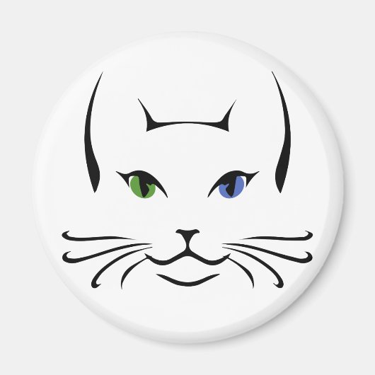 Lyra die Katze Magnet (Vorne)