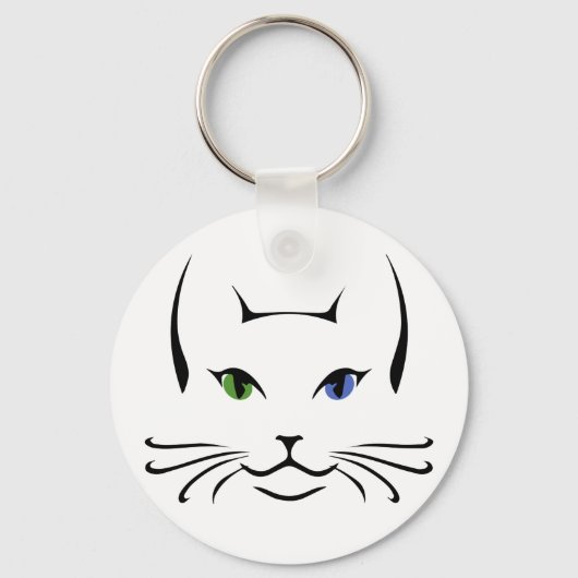Lyra die Katze Schlüsselanhänger (Vorderseite)