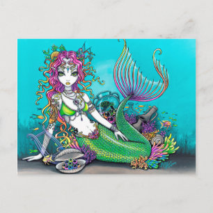 Lyra Gothic Mermaid Postkarte