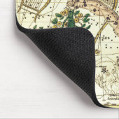 Lyra, Hercules mit Cerberus und Corona Borealis Mousepad (Ecke)