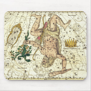 Lyra, Herkules mit Cerberus und Corona Borealis Mousepad