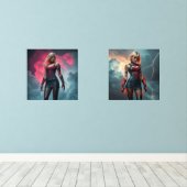 Lyra, Tochter des Blitzes Bilderwand Sets (Holzboden)