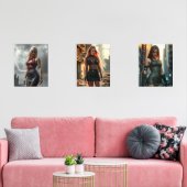 Lyra, Tochter des Blitzes Bilderwand Sets (Wohnzimmer)