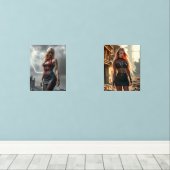 Lyra, Tochter des Blitzes Bilderwand Sets (Holzboden)