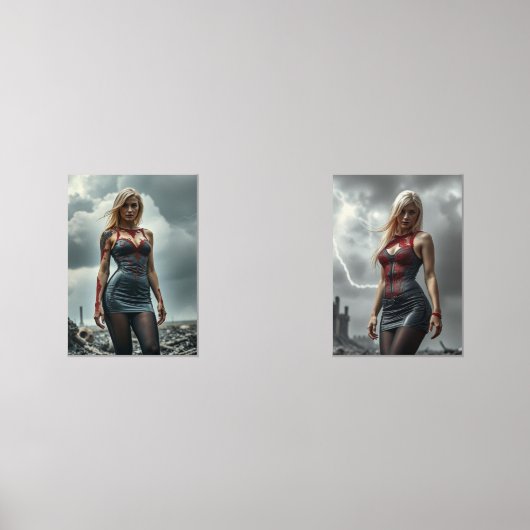 Lyra, Tochter des Blitzes Bilderwand Sets (Vorderseite)