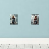 Lyra, Tochter des Blitzes Bilderwand Sets (Holzboden)