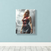 Lyra, Tochter des Blitzes Leinwanddruck (Insitu (Holzboden))