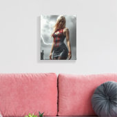 Lyra, Tochter des Blitzes Leinwanddruck (Insitu (Wohnzimmer))