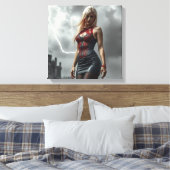 Lyra, Tochter des Blitzes Leinwanddruck (Insitu (Schlafzimmer))