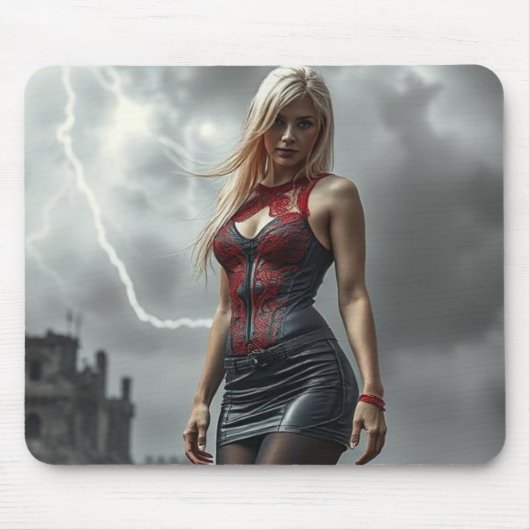 Lyra, Tochter des Blitzes Mousepad (Vorne)