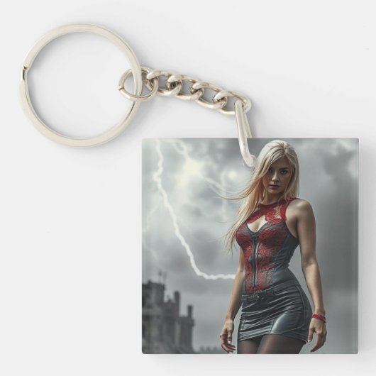 Lyra, Tochter des Blitzes Schlüsselanhänger (Vorderseite)