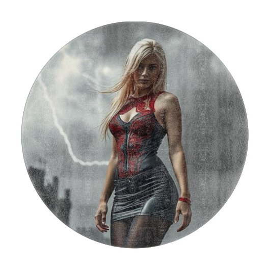 Lyra, Tochter des Blitzes Schneidebrett (Vorderseite)