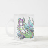 "Lyra" tropische Meerjungfrau-Kunst-eisige Mattglastasse (Links)