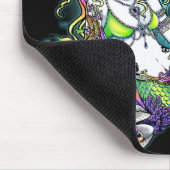 "Lyra" tropische Regenbogen-Meerjungfrau-Kunst Mousepad (Ecke)