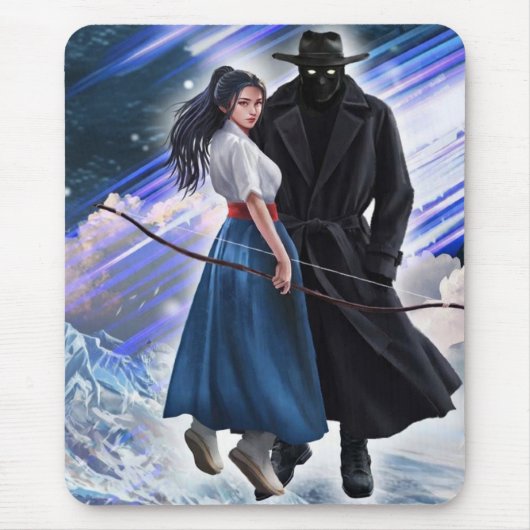 Lyra und Nightshadow-Mauspad Mousepad (Vorne)