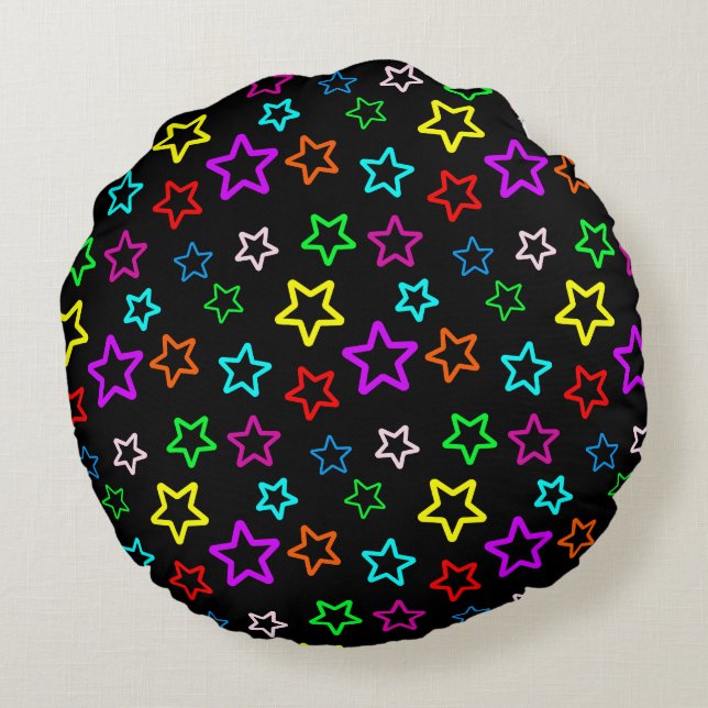 Lyrae Rundes Kissen (Rückseite)