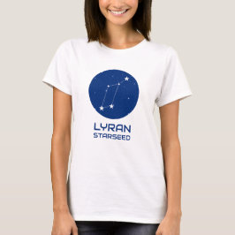 Lyran Starseed T-Shirt mit Lyra Constellation