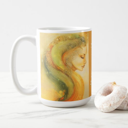 Lyras Brüh-Tasse Kaffeetasse (Mit Donut)