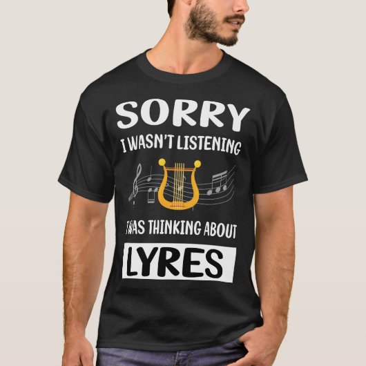 Lyre nicht hören T-Shirt (Vorderseite)