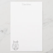 Lyre-Schreibwaren - personalisiert Briefpapier (Vorderseite)