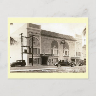Lyric Movie Theater, Stuart, Florida Vintage-Übers Postkarte
