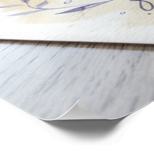 Lyric-Phrase Minimal Typography Poster (Ecke)