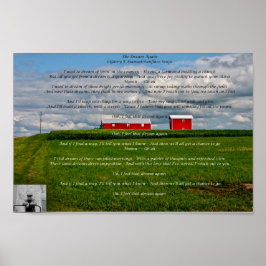 Lyric Poster - Der Traum wieder