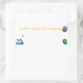 Lyric Sticker - "Ich habe mich selbst archiviert. (Tasche)