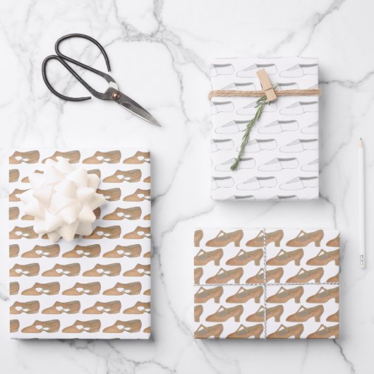 Lyrical Acro Character Shoes Tanzlehrerstudio Geschenkpapier Set (Vorderseite)