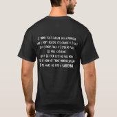 Lyrical CD Shirt (Rückseite)