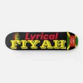 LYRICAL FIYAH Skateboard, 7¾" Deck Skateboard (Horizontal)