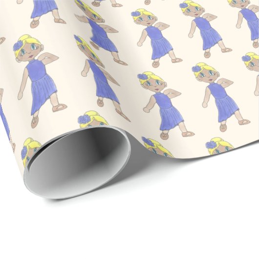 Lyrical Modern Dance Teacher Erwägungsgrund Dancer Geschenkpapier (Rolleneckpunkt)