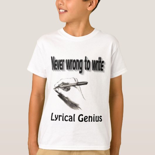 Lyrical T - Shirt (Vorderseite)