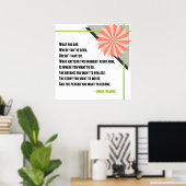 Lyrical Treasure Poster zur Inspiration-Veränderun (Heimbüro)
